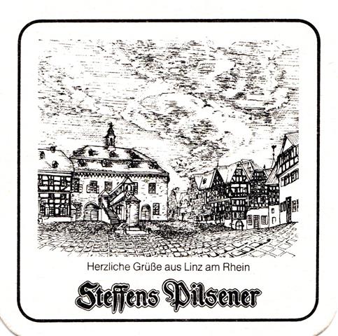 linz nr-rp steffens herzliche 9b (quad185-linz am rhrein-schwarz)